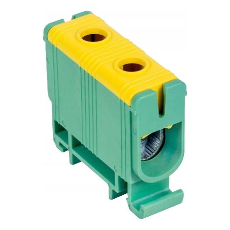 Connettore compatto per sbarre, giallo-verde 1 x 6-50mm2 160A TRACON (1/3)