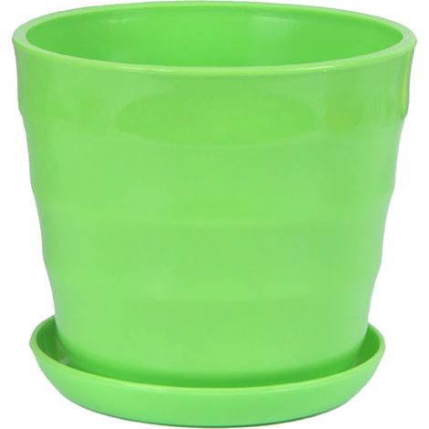 Pot De Fleurs - En Plastique - Pour Plantes Grasses Et Fleurs Intérieur Extérieur - Avec Trous D'Évacuation - 1 Pièce (1/5)