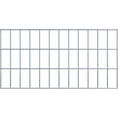 Grille de Gabion à l’unité - Dimensions: 60 cm x 30 cm - mailles de 5 x 10 cm - Made in Germany