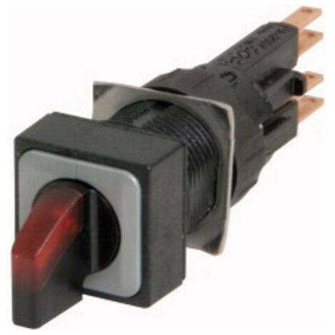 Eaton 040351 Q18LWK1R-RT Bouton sélecteur rouge 1 x 45 ° 1 pc(s) D78347 (1/5)