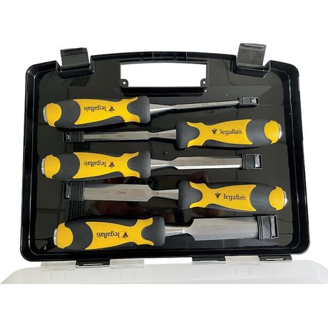Coffret de 5 ciseaux à bois COSTANS II 6-10-15-20-25 mm - LEMAN