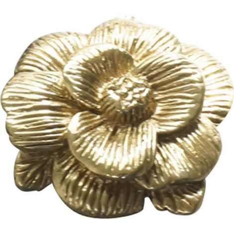 Möbelknopf aus Kupfer mit floralem Muster, elegantes und langlebiges Design, ideal zur Dekoration von Schränken und Möbeln. (1/5)