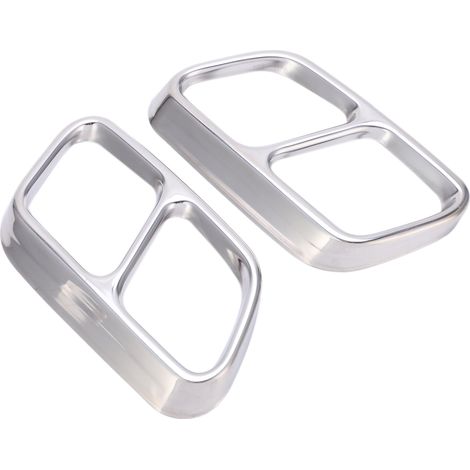 Embout d'échappement quadruple en acier inoxydable de remplacement pour Mercedes-Benz CLS W218 2012-2017 (chrome) (1/5)