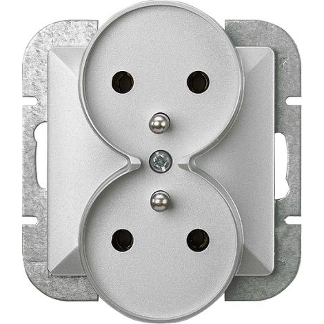 Pearl Doppelfassung P/T Z/U Silber - E+9002151 (1/2)