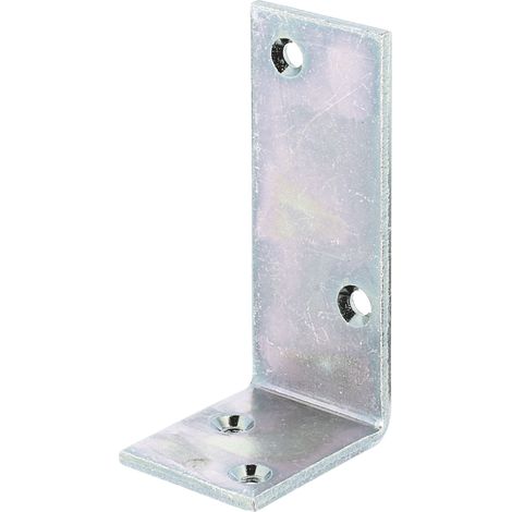 Équerres de poutre galvanisées 50 x 100 x 40 mm avec finition passivée – Set de 20 pièces – Marque Alberts
