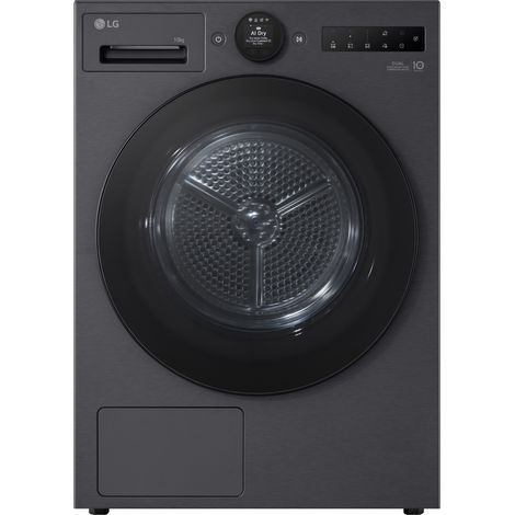 LG RHX7010TBB Asciugatrice Intelligente AI Dry 10 kg Classe C Nero (1/4)
