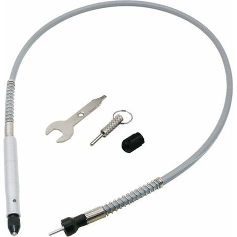 Arbre flexible 1/8' (3.175 mm) pour perceuse et meuleuse – Câble d'extension pour travaux de précision – Compatible Dremel (1/5)