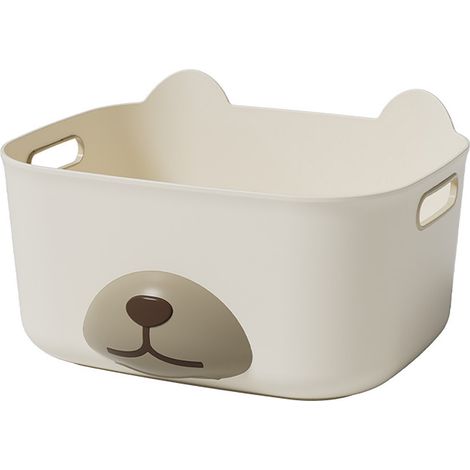 Boîte de rangement tiroir bureau plastique, bac de stockage ouvert pour cosmétiques et papeterie (1/5)