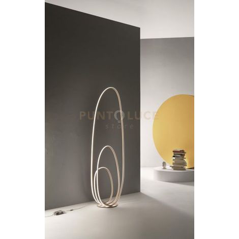 PIANTANA GOLDEN ORO H.160CM LED 3000K 2280LM 45W DIMMERABILE