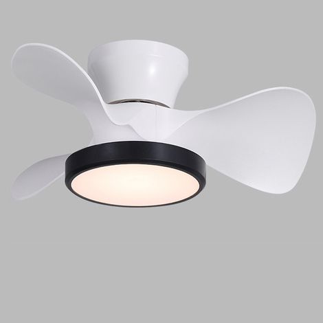 Ventilateur de plafond avec lumière, 3 températures de couleur, minuterie, 6 vitesses de vent, plafonnier avec télécommande (55 cm) (1/5)