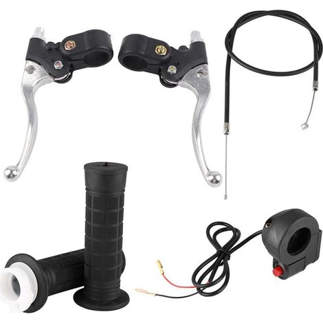 Kit of lever of brake of accelerator with switch on/off, handles for Mini motorcycle of pocket (1/5)