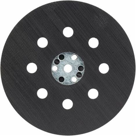 Plateau de Ponage Mi-Dur (pour Peinture, Mastic, 8 Trous, 125 mm, Accessoires Ponceuses Excentriques) (1/4)