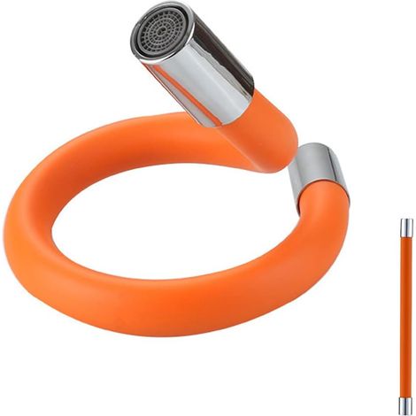 pivotant aérateur rallonge réglable robinet,360°Réglable Bec Diffuseur Filtre,Rallonge de Robinet de Cuisine,360°Pivotant Rallonge de Robinet, 360 ° pivotant atomiseur robinet de douche (1/5)