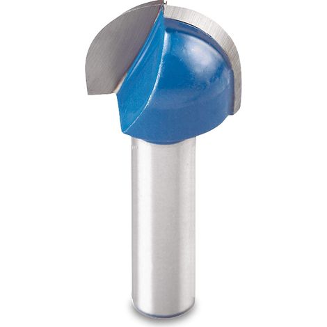 kwb 7558-20 HM Hollow Hub Fresatura per fresatore professionale (per legno, Ø 12.7mm, R = 9.4mm, albero da 8 mm, taglio di base a levigatura di precisione, abbinando tutte le solita bitches a mano), b (1/5)