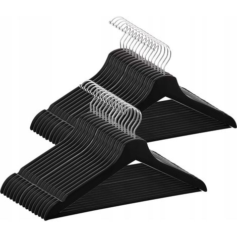 GRUCCE PER VESTITI ABBIGLIAMENTO IN LEGNO SET x30 ARMADI INGRESSO (1/5)