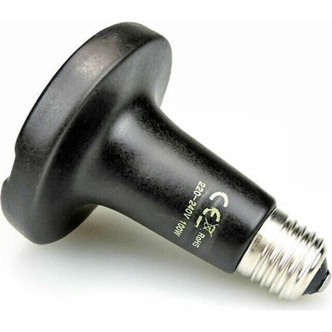 25-Watt-Infrarot-Keramik-Heizlampe für Tiere, Reptilienlampe für Amphibien, Schlangen, Vögel, Schildkröten, Katzen und Hunde (1/4)