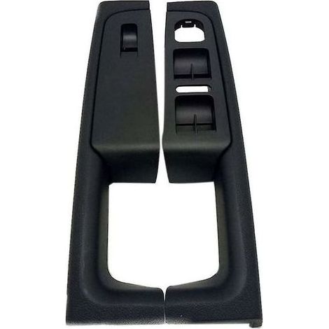 Per maniglia della porta Skoda Superb, cornice del poggiamano sinistro e destro, Nero (1/5)