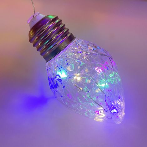 Guirlande lumineuse led en fil de cuivre avec coeur de pêche lumières colorées fenêtre camping Noël Festival de printemps décoration de paysage camping éclairage de rue(lumière colorée) (1/5)