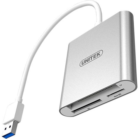 Lettore di schede di memoria multifunzione USB 3.0 Unitek Y-9313 (1/4)