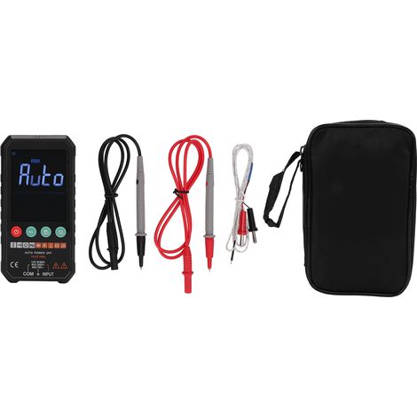 Multimètre numérique intelligent 1000V, haute précision, mesure tension AC/DC et résistance, petit testeur portable automatique FY107C (1/5)