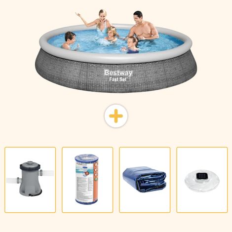 Bestway Bestway Fast Set Ronde - 396x84 cm - 5-pièces S275 (1/5)