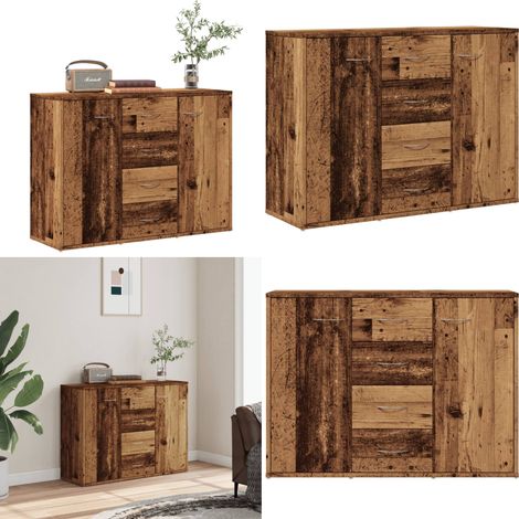 vidaXL Sideboard Altholz-Optik 88x30x64 cm Holzwerkstoff (1/5)