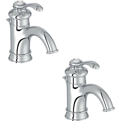 Juego de 2 grifos para lavabo Fairfax de caño bajo JACOB DELAFON (1/5)
