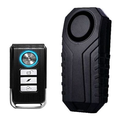 Alarme antivol vélo et voiture 113dB – Étanche IP55 – Télécommande 20m – Sensibilité réglable 7 niveaux – Alarme super forte-ARCAN (1/4)