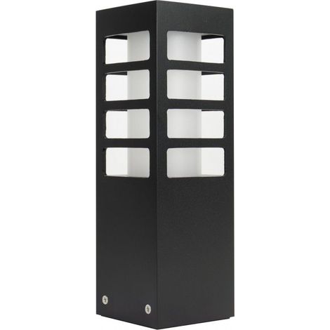 Paletto da giardino SU-MA RADO 25cm nero E27 IP54 (1/4)