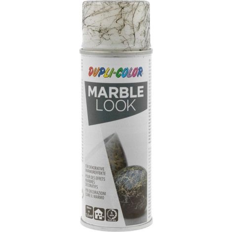 Peinture aérosol décorative - Duplicolor - Marbre EFFECT Noir - 200 ml - Monocouche - Universel (1/2)