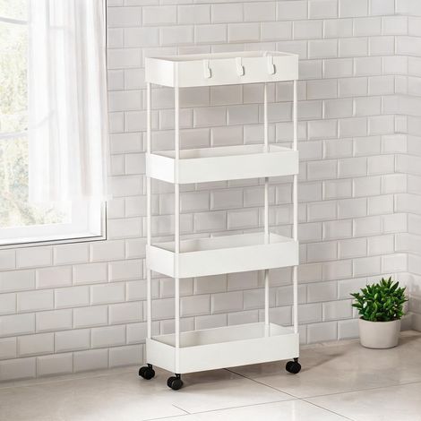 Armoire de rangement 4 niveaux 40 x 19 x 90 cm (1/5)