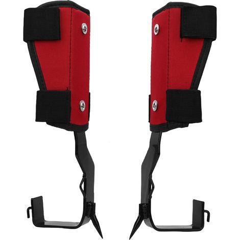 Kit d'équipement d'escalade d'arbres avec griffes en acier inoxydable à pédale élargie pour la cueillette de fruits et la taille des branches (1/5)
