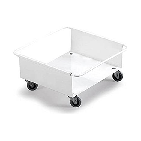Durable 1801668010 Carrello Durabin Trolley, 90 litri, 1 pezzo, bianco (1/4)