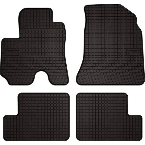 Tappetini in gomma per auto per: Toyota RAV4 II 2WD 3 porte (2001-2005) - neri, su misura
