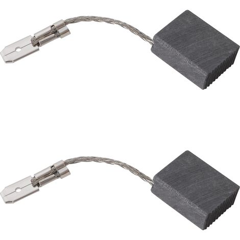 Lot de 2 Balais de Charbon de Rechange 316055220 0,23" de Largeur 0,487" de Hauteur 0,58" de Longueur Compatible avec La Meuleuse d'angle WEP 15-150 (15 Mm X 12,5 Mm X 6 Mm) (1/5)