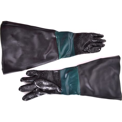 63 cm lange Schutzhandschuhe für Sandstrahlkabinen (1/5)