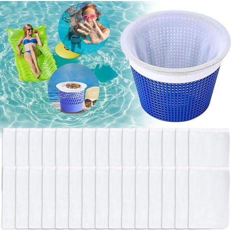 30pcs Skimmer Socks, Pool Skimmer Socks, Pool Skimmer Filter Socks, Elastic Nylon Skimmer Pre-Filter, Reusable Pool Filter Socks, Protect Your Pool Clean, Leaves, Foam (1/5)