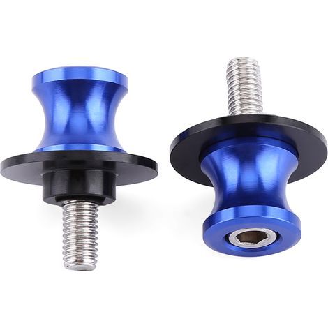 CNC-gefräste Motorrad-Hinterradschwingen-Spulengleiter, Schwingen-Spulenhalter (8 mm, Blau)