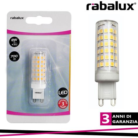 LAMPADINA G9 8W 4000K 800LM - Luce NATURALE (1/3)