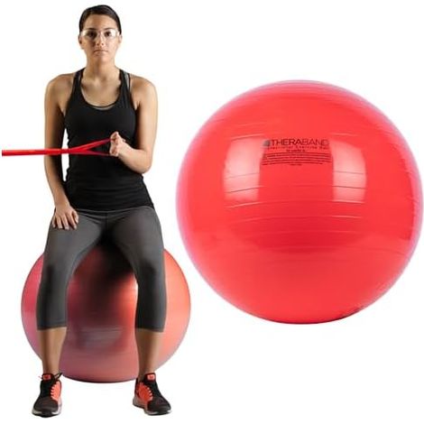 Ballon D Exercice - Ballon D Equilibre 55 Cm - Pour Renforcement Du Core Et Stabilite Posturale - Usage Fitness Yoga Pilates Rehabilitation - 1 Unite (1/3)