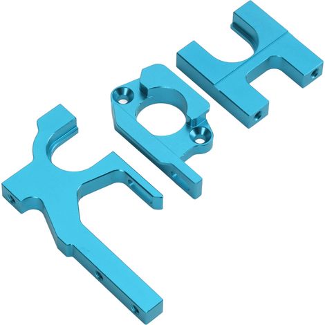 Support moteur RC pour voiture RC WLToys 104001 1/10, en alliage d'aluminium avec support réglable, bleu (1/5)