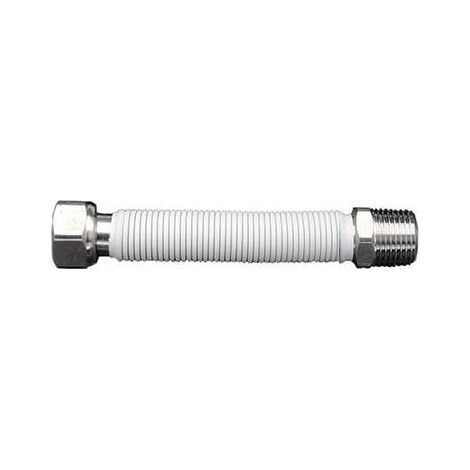 FLEXIBLE EXTENSIBLE REVÊTU POUR RACCORDEMENT À L'EAU CHAUDE DES CHAUDIÈRES À GAZ Dimensions : 220/420 mm 20-3/4x3/4
