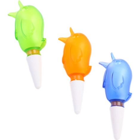 3 PCS Irrigation Goutte Kit Dispositif d'arrosage Automatique Forme D'Oiseau Abreuvoir à Plantes d'arroseurs de Plantes d'intérieur Extérieures DéCoration Pot De Fleur (1/5)