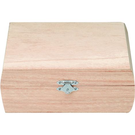 Glorex 900-Scatola in Legno di Pino, Quadrata, Grande Circa cm, FSC Mix, per verniciare, incollare o Decorare con Il Ferro da Bollo, Animale, Colore Wood-Coloured, 18,5 x 18 x 6,7, 6 1682 900