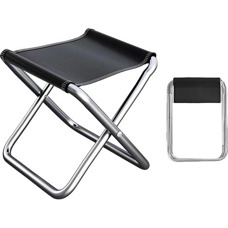 1 Chaise pliante, tissu Oxford, design léger, siège portable, camping pêche (1/5)