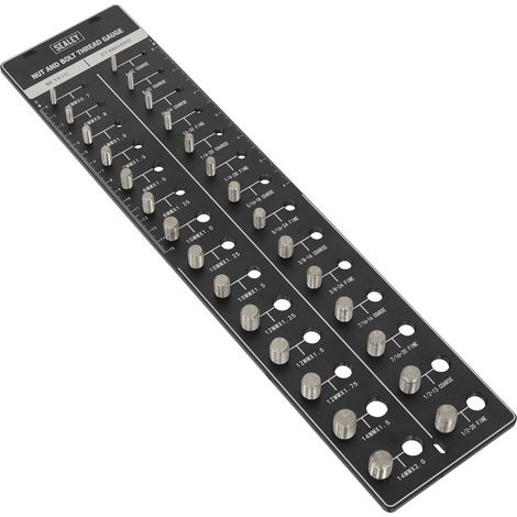 Sealey AK28 Metric/Imperial Nut & Bolt Thread Checker (1/3)