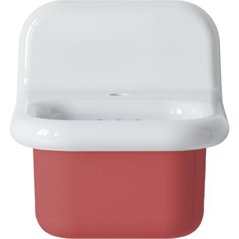 Lavabo retro de cerámica de 35 cm - True Colors Lite - Rosa Antiguo (1/3)