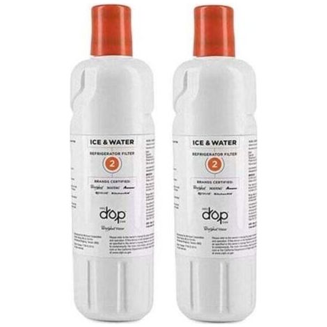 Compatible for Whirpool, Filtre 2, EDR2RXD1. Filtre À Eau for Réfrigérateur, Pièces De Rechange for Filtre De Purification d'eau for Réfrigérateur(2pcs) (1/5)