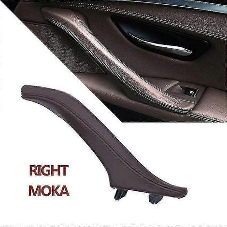 Türgriff innen aus echtem Leder als Ersatz für BMW 5er F10 F11 F18 - 6 Farben (RECHTS MOCHA)
