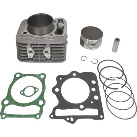 Motorcycle engine cylinder, compatible with cylinder liners and pistons of the HONDA XR400, XR400R, NX400 and NX400i models. (1/4)